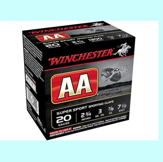 Winchester 20 Gauge AA Super Sport Target 2-3/4 1300 7/8oz 7-1/2 shot