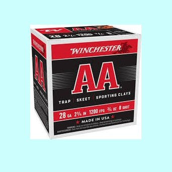 Winchester AA super sport 28 gauge 8 shot 3-4oz 1200fps