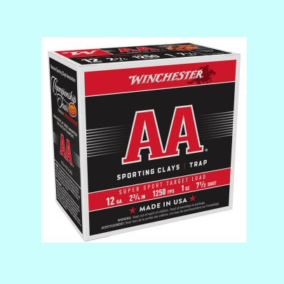 Winchester AA 12ga Super Sporting Clays 2 3/4 1oz. 1250FPS 7.5# Case