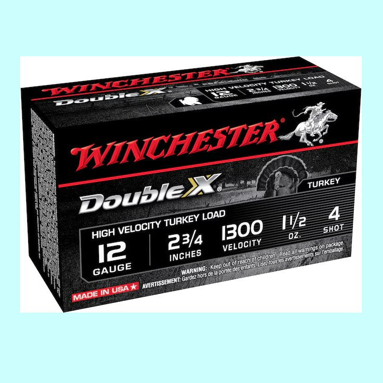 Winchester XX 12 ga TURKEY 2-3/4” 1260fps #4 shot 10 round