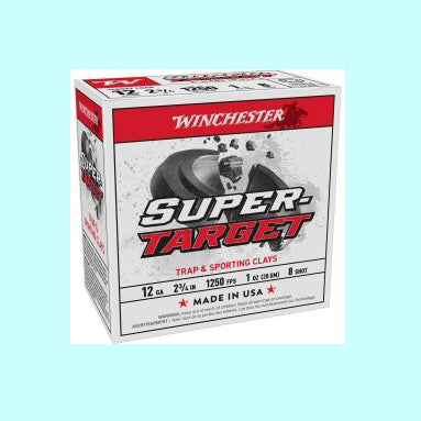 Winchester Super Target Load 12 Gauge 2¾″ 1250 FPS 1 oz 8 Shot - CASE