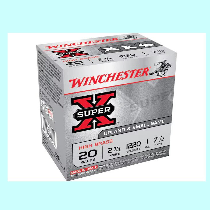 Winchester Super X 20ga 2-3/4” 1220 1oz #71/2 Shot