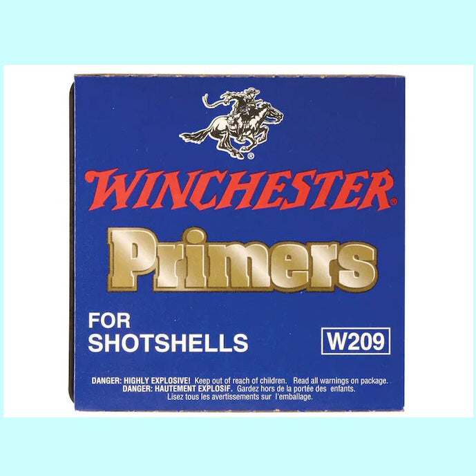 Winchester W209 shotshell primers 1000-count for muzzleloaders and shotshell reloading — Glenwood Springs Outdoors