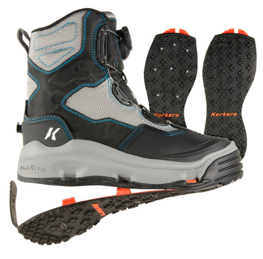 womens dark horse korkers wading boots available from glenwood springs outdoors