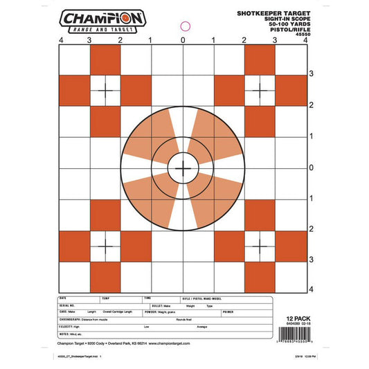 Champion Shot-keeper target 12pk