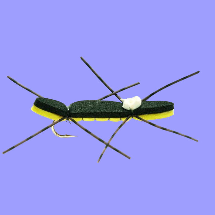 Chernobyl Ant - Black/Yellow - Terrestrial Fly Pattern | Glenwood ...