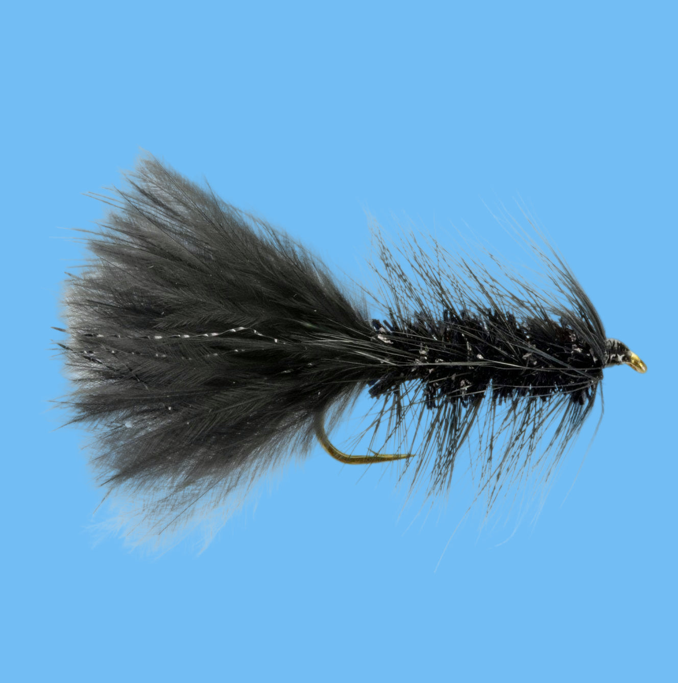 Crystal Bugger - Black - Streamer Fly Pattern | Glenwood Springs Outdoors