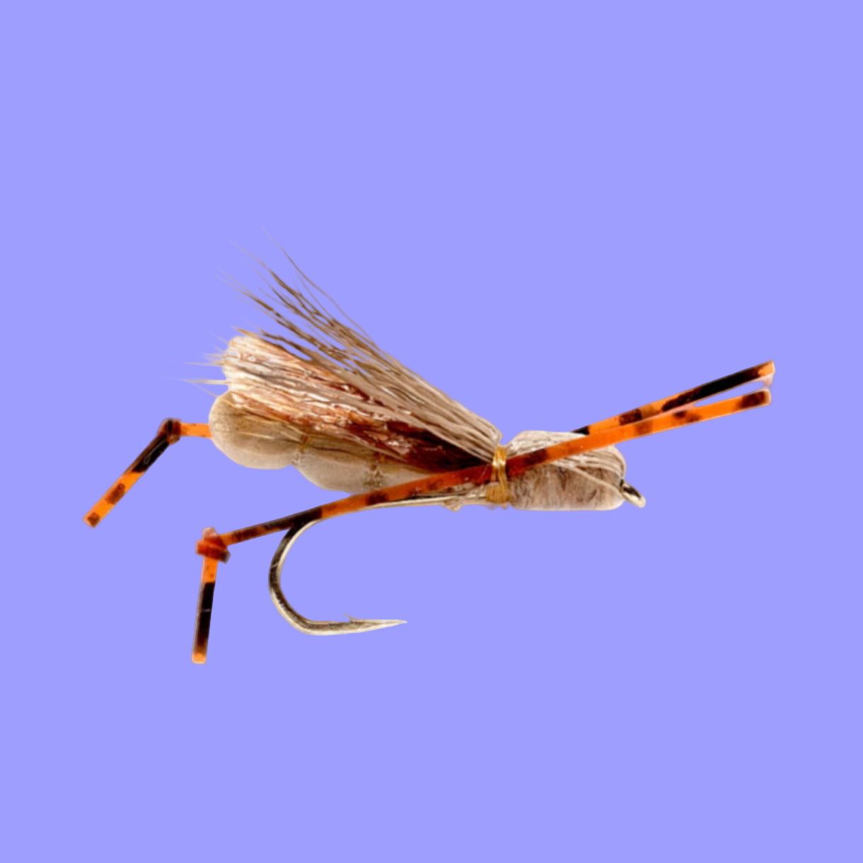 Hopper - Rubber Legs Tan - Terrestrial Fly Pattern | Glenwood Springs ...