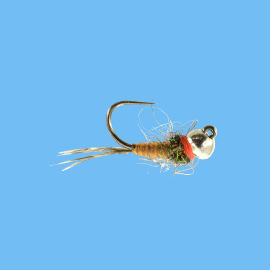 Jiggy V Rib Mayfly Nymph - Tan