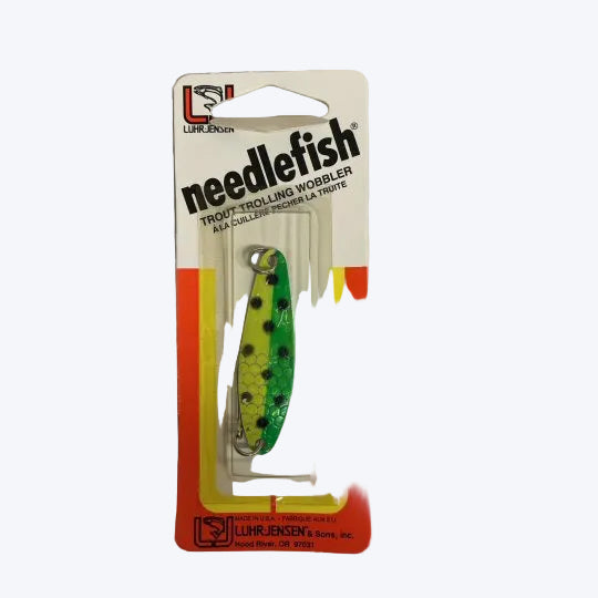 Luhr-Jensen Needlefish Size 2 - Chartreuse/KGR/BDN