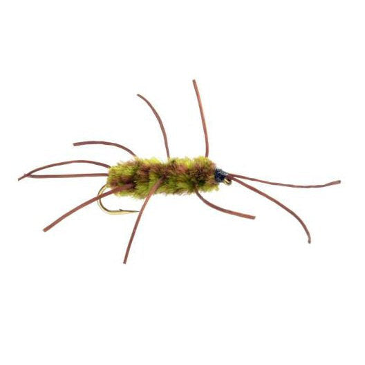 Pat's Rubberlegs Olive stonefly nymph fly pattern for brown and rainbow trout on Colorado Western Slope rivers