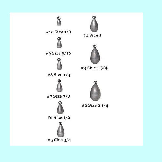 Water Gremlin Snap Lock Dipsey Sinkers 1/4