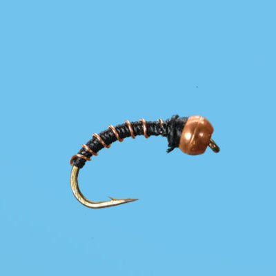 Zebra Midge - copper/black