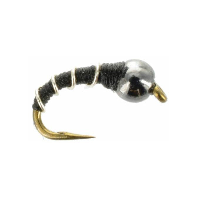 Zebra Midge beadhead midge pattern for year-round trout fishing on the Frying Pan, Roaring Fork, and Colorado River
