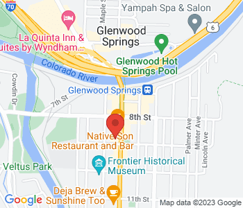 Google static map of Glenwood Springs Outdoors location